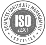 ISO 22301 Certificated logo